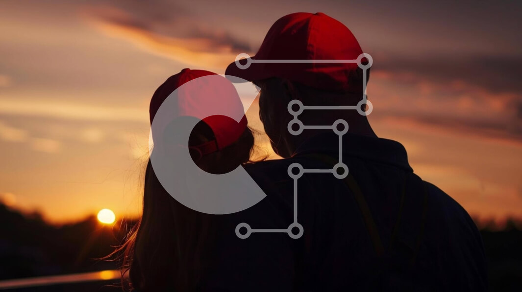 Intra Συλλεκτικό Ξύλινο Παζλ Plywood  4mm - Σιλουέτα ενός άνδρα και μιας κόρης στο ηλιοβασίλεμα Σε Ξύλινο Κουτί - Διαστάσεις Puzzle: 10x10 cm – 25 κομμάτια