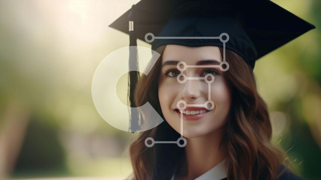 Intra Συλλεκτικό Ξύλινο Παζλ Plywood  4mm - Χαρούμενη στιγμή αποφοίτησης Σε Ξύλινο Κουτί - Διαστάσεις Puzzle: 10x10 cm – 25 κομμάτια