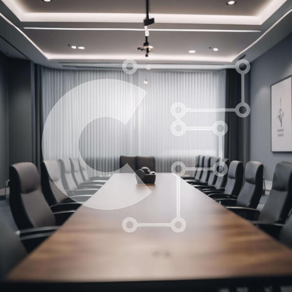 Intra Συλλεκτικό Ξύλινο Παζλ Plywood  4mm - Ρύθμιση αίθουσας επιχειρηματικών συνεδριάσεων Σε Ξύλινο Κουτί - Διαστάσεις Puzzle: 10x10 cm – 25 κομμάτια