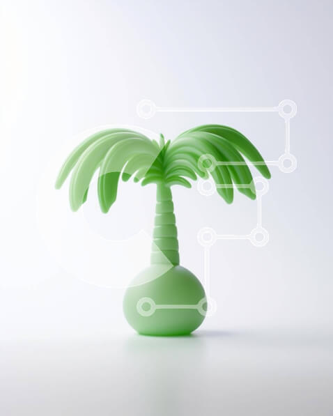 Intra Συλλεκτικό Ξύλινο Παζλ Plywood  4mm - Πράσινος Φοίνικας Σε Ξύλινο Κουτί - Διαστάσεις: 10x10 cm – 25 κομμάτια