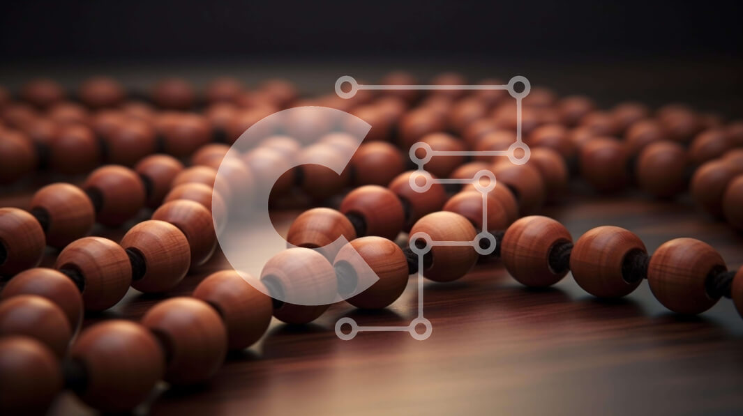 Intra Συλλεκτικό Ξύλινο Παζλ Plywood  4mm - Σύνθεση Ξύλινες Χάντρες Σε Ξύλινο Κουτί - Διαστάσεις Puzzle: 10x10 cm – 25 κομμάτια