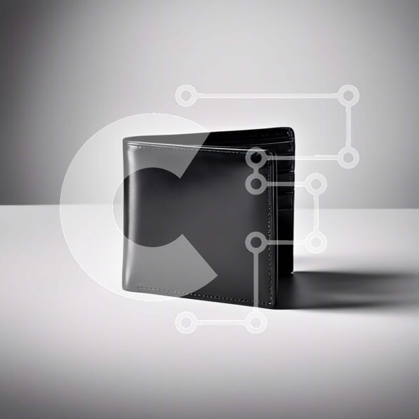 Intra Συλλεκτικό Ξύλινο Παζλ Plywood  4mm - Ανοίξτε το μαύρο δερμάτινο πορτοφόλι σε λευκό τραπέζι Σε Ξύλινο Κουτί - Διαστάσεις: 10x10 cm – 25 κομμάτια