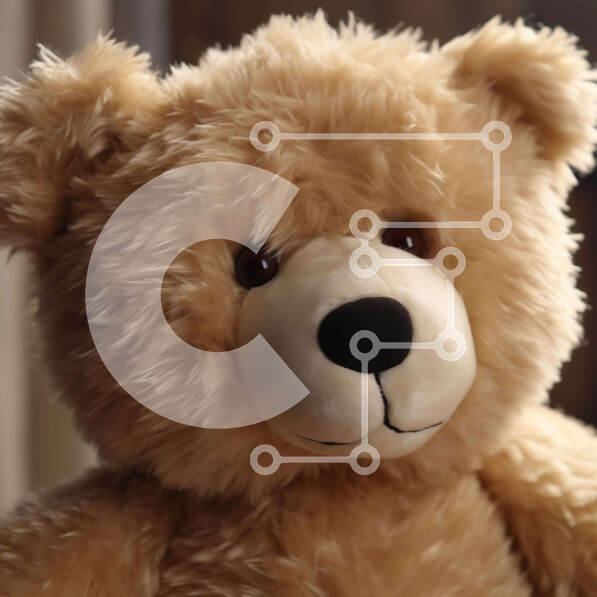 Intra Συλλεκτικό Ξύλινο Παζλ Plywood  4mm - Καφέ αρκουδάκι μπροστά από το ανοιχτό παράθυρο Σε Ξύλινο Κουτί - Διαστάσεις: 10x10 cm – 25 κομμάτια