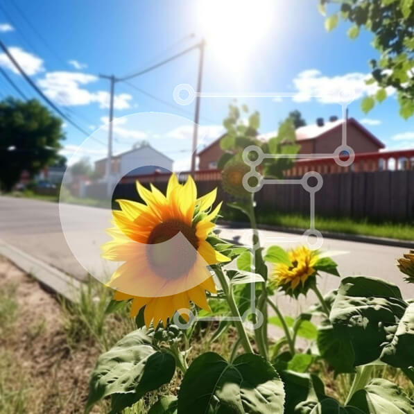 Intra Συλλεκτικό Ξύλινο Παζλ Plywood  4mm - Sunflowers by Asphalt Road Σε Ξύλινο Κουτί - Διαστάσεις: 10x10 cm – 25 κομμάτια