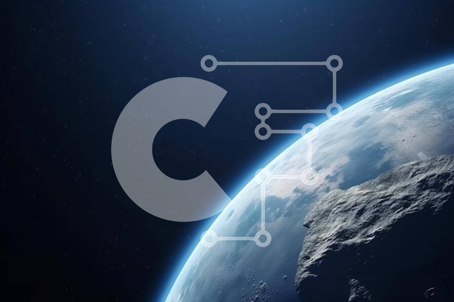 Intra Συλλεκτικό Ξύλινο Παζλ Plywood  4mm - Γη από το διάστημα με ένα μεγάλο βράχο Σε Ξύλινο Κουτί - Διαστάσεις Puzzle: 10x10 cm – 25 κομμάτια