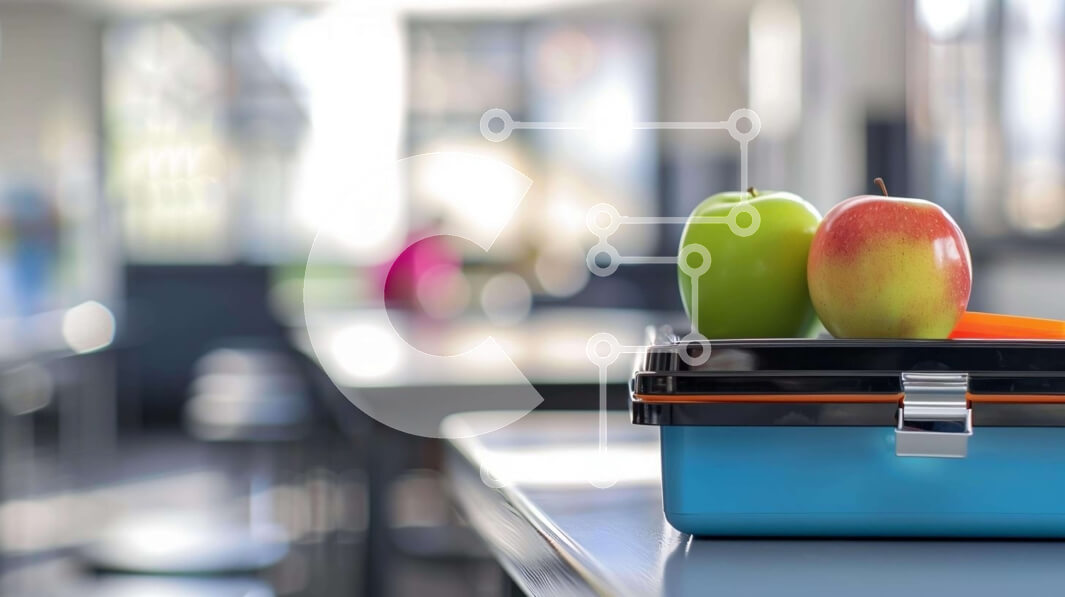 Σετ των 2 Intra Συλλεκτικό Ξύλινο Παζλ Plywood  4mm - Μπλε κουτί γεύματος με φρούτα και ανθρώπους Σε Ξύλινο Κουτί - Διαστάσεις: 10x10 cm – 25 κομμάτια