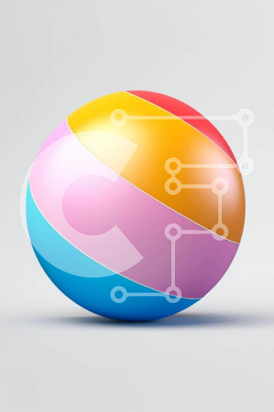 Intra Συλλεκτικό Ξύλινο Παζλ Plywood  4mm - Πολύχρωμο ριγέ Πασχαλινό αυγό Σε Ξύλινο Κουτί - Διαστάσεις Puzzle: 10x10 cm – 25 κομμάτια