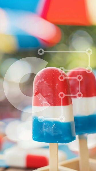 Intra Συλλεκτικό Ξύλινο Παζλ Plywood  4mm - Πανηγυρικός εορτασμός 4ης Ιουλίου Σε Ξύλινο Κουτί - Διαστάσεις Puzzle: 10x10 cm – 25 κομμάτια