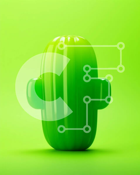 Intra Συλλεκτικό Ξύλινο Παζλ Plywood  4mm - Πράσινο ειδώλιο κάκτου Σε Ξύλινο Κουτί - Διαστάσεις: 10x10 cm – 25 κομμάτια