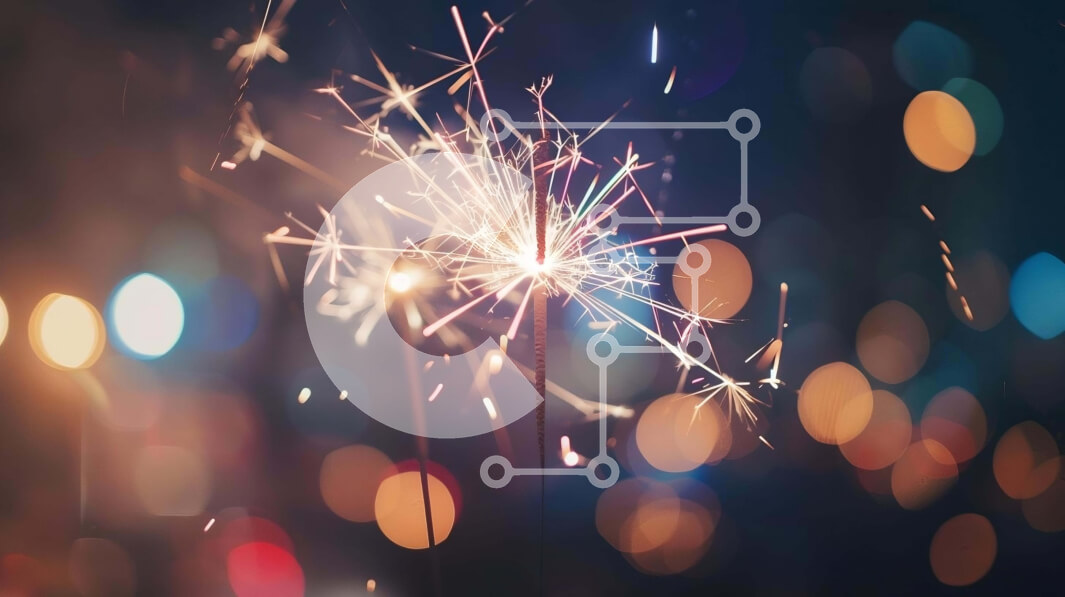 Intra Συλλεκτικό Ξύλινο Παζλ Plywood  4mm - Βεγγαλικό με έντονο φως για γιορτές Σε Ξύλινο Κουτί - Διαστάσεις Puzzle: 10x10 cm – 25 κομμάτια