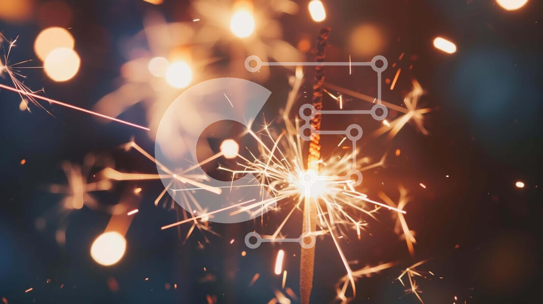 Intra Συλλεκτικό Ξύλινο Παζλ Plywood  4mm - Λαμπερά βεγγαλικά στο σκοτάδι Σε Ξύλινο Κουτί - Διαστάσεις Puzzle: 10x10 cm – 25 κομμάτια