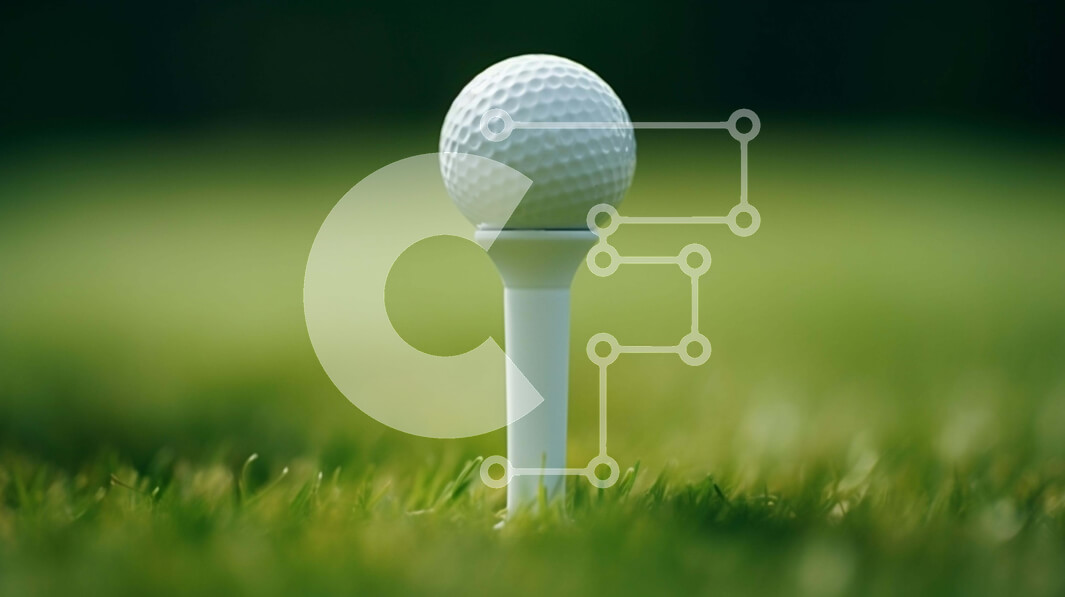 Intra Συλλεκτικό Ξύλινο Παζλ Plywood  4mm - Λευκή μπάλα του γκολφ στο μπλουζάκι Σε Ξύλινο Κουτί - Διαστάσεις Puzzle: 10x10 cm – 25 κομμάτια