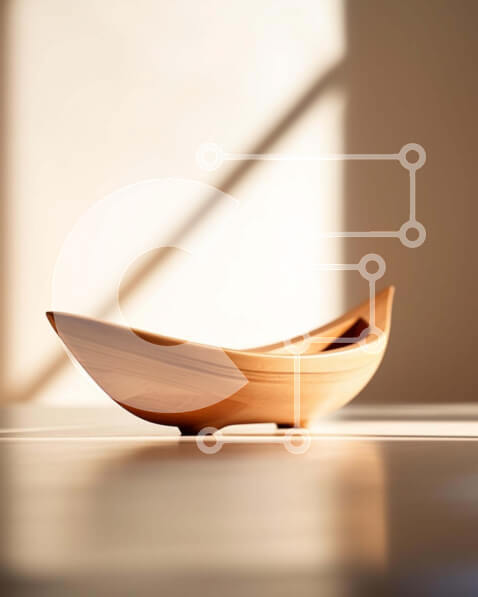 Intra Συλλεκτικό Ξύλινο Παζλ Plywood  4mm - Ξύλινο σκάφος που εμφανίζεται στο τραπέζι Σε Ξύλινο Κουτί - Διαστάσεις: 10x10 cm – 25 κομμάτια