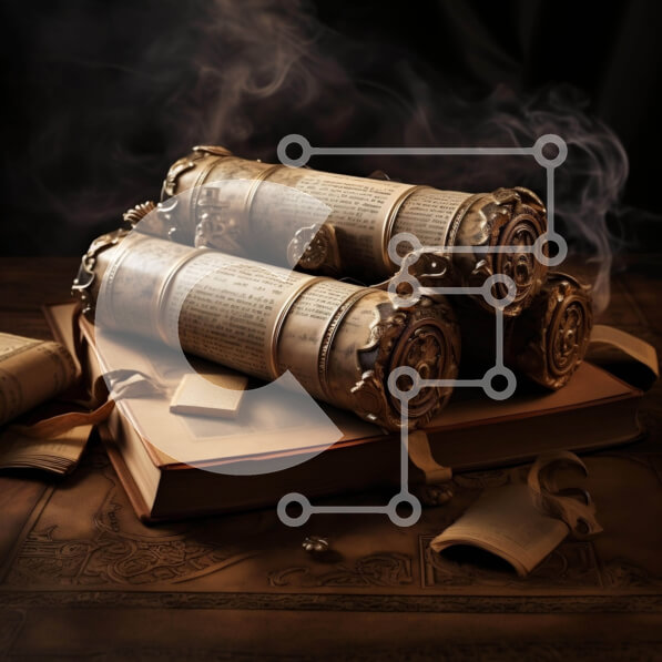 Intra Συλλεκτικό Ξύλινο Παζλ Plywood  4mm - Παλαιά βιβλία και μυστικιστικά χαρτιά Σε Ξύλινο Κουτί - Διαστάσεις Puzzle: 10x10 cm – 25 κομμάτια