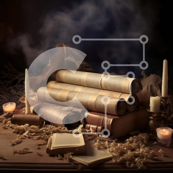 Intra Συλλεκτικό Ξύλινο Παζλ Plywood  4mm - Vintage σκηνή με παλιά βιβλία και κεριά Σε Ξύλινο Κουτί - Διαστάσεις Puzzle: 10x10 cm – 25 κομμάτια