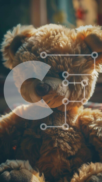 Intra Συλλεκτικό Ξύλινο Παζλ Plywood  4mm - Καφέ αρκουδάκι από ανοιχτό παράθυρο Σε Ξύλινο Κουτί - Διαστάσεις: 10x10 cm – 25 κομμάτια