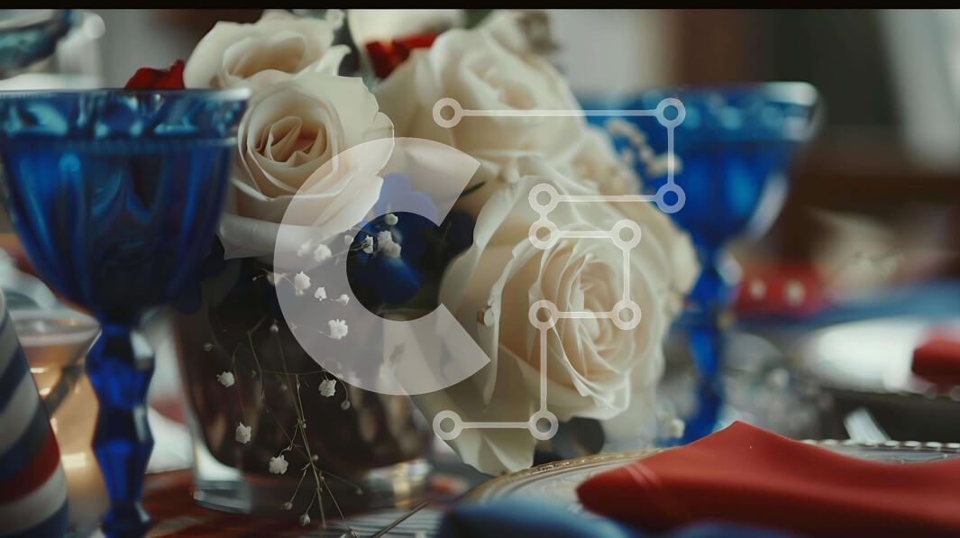 Σετ των 2 Intra Συλλεκτικό Ξύλινο Παζλ Plywood  4mm - Κομψό τραπέζι με τριαντάφυλλα και ποτήρια κρασιού Σε Ξύλινο Κουτί - Διαστάσεις: 10x10 cm – 25 κομμάτια