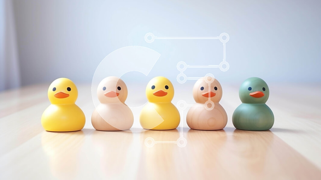 Intra Συλλεκτικό Ξύλινο Παζλ Plywood  4mm - Πολύχρωμη οθόνη με ξύλινες πάπιες Σε Ξύλινο Κουτί - Διαστάσεις: 10x10 cm – 25 κομμάτια