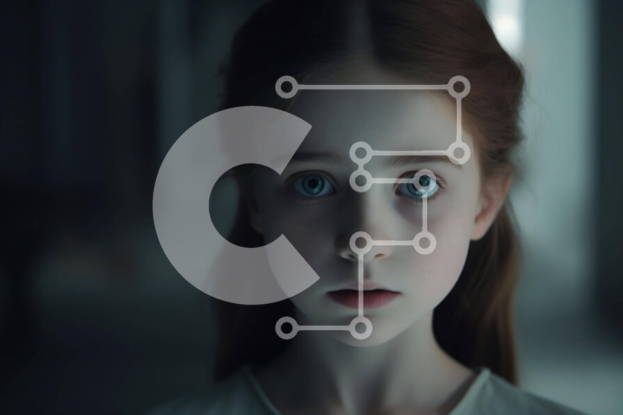 Intra Συλλεκτικό Ξύλινο Παζλ Plywood  4mm - Νεαρό κορίτσι με τα μπλε μάτια Σε Ξύλινο Κουτί - Διαστάσεις Puzzle: 10x10 cm – 25 κομμάτια