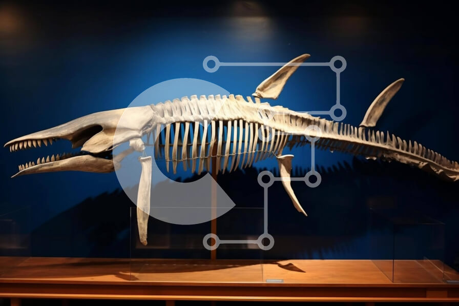 Intra Συλλεκτικό Ξύλινο Παζλ Plywood  4mm - Σκελετός Μεγάλων Ψαριών Σε Ξύλινο Κουτί - Διαστάσεις: 10x10 cm – 25 κομμάτια