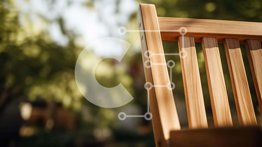 Intra Συλλεκτικό Ξύλινο Παζλ Plywood  4mm - Ξύλινη καρέκλα σε φυσικό περιβάλλον Σε Ξύλινο Κουτί - Διαστάσεις: 10x10 cm – 25 κομμάτια