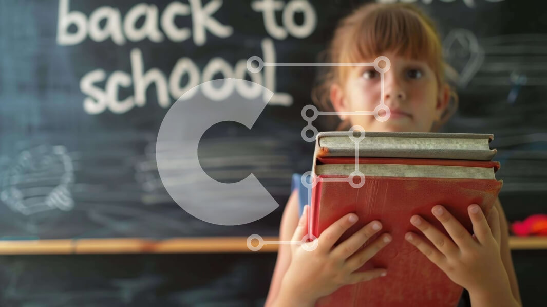 Intra Συλλεκτικό Ξύλινο Παζλ Plywood  4mm - Νεαρό κορίτσι έτοιμο για το σχολείο Σε Ξύλινο Κουτί - Διαστάσεις Puzzle: 10x10 cm – 25 κομμάτια