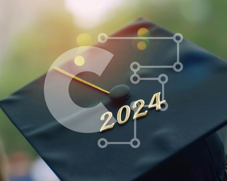 Intra Συλλεκτικό Ξύλινο Παζλ Plywood  4mm - Κούπα αποφοίτησης με το 2024 Σε Ξύλινο Κουτί - Διαστάσεις Puzzle: 10x10 cm – 25 κομμάτια