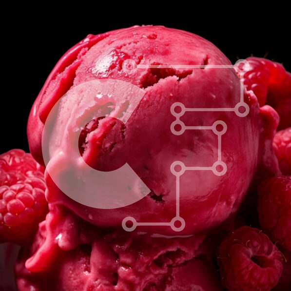 Σετ των 2 Intra Συλλεκτικό Ξύλινο Παζλ Plywood  4mm - Νόστιμο μπολ παγωτό με σμέουρα Σε Ξύλινο Κουτί - Διαστάσεις: 10x10 cm – 25 κομμάτια