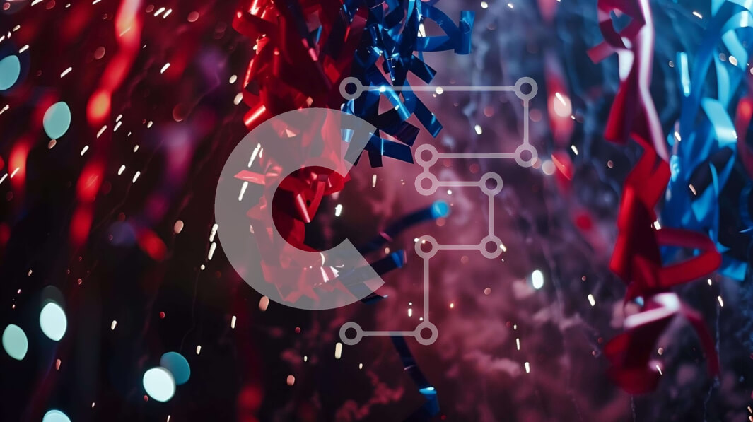 Intra Συλλεκτικό Ξύλινο Παζλ Plywood  4mm - Πολύχρωμα Streamers και φώτα σε μια χαρούμενη γιορτή Σε Ξύλινο Κουτί - Διαστάσεις Puzzle: 10x10 cm – 25 κομμάτια