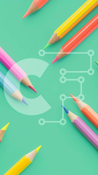 Intra Συλλεκτικό Ξύλινο Παζλ Plywood  4mm - Πολύχρωμα μολύβια στο τρίγωνο Σε Ξύλινο Κουτί - Διαστάσεις: 10x10 cm – 25 κομμάτια