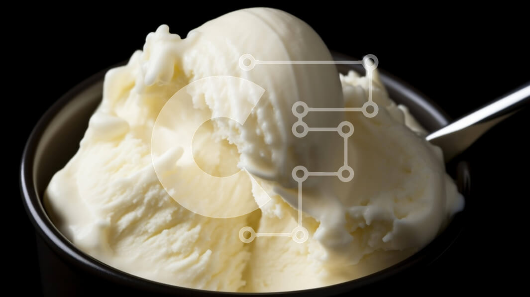 Σετ των 2 Intra Συλλεκτικό Ξύλινο Παζλ Plywood  4mm - Φλιτζάνι παγωτό με κουτάλι σε μαύρο φόντο Σε Ξύλινο Κουτί - Διαστάσεις: 10x10 cm – 25 κομμάτια