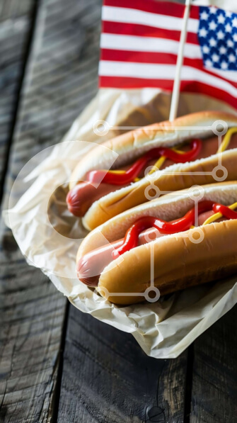 Intra Συλλεκτικό Ξύλινο Παζλ Plywood  4mm - Χοτ ντογκ με κέτσαπ και μουστάρδα Σε Ξύλινο Κουτί - Διαστάσεις: 10x10 cm – 25 κομμάτια