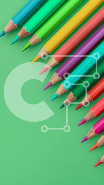 Intra Συλλεκτικό Ξύλινο Παζλ Plywood  4mm - Πολύχρωμα μολύβια σε συμμετρικές σειρές Σε Ξύλινο Κουτί - Διαστάσεις: 10x10 cm – 25 κομμάτια