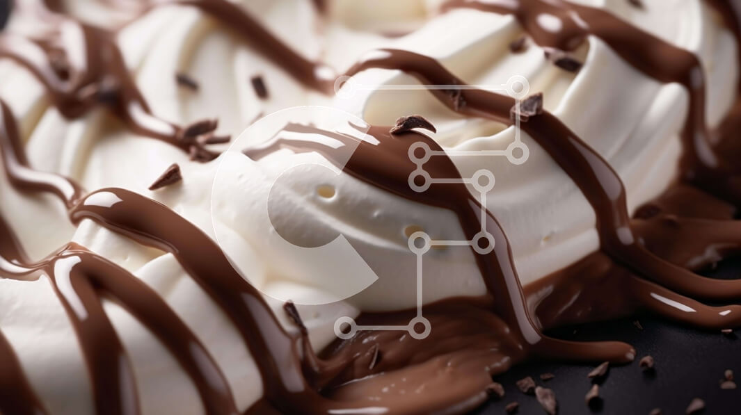 Σετ των 2 Intra Συλλεκτικό Ξύλινο Παζλ Plywood  4mm - Επιδόρπιο παγωτό με σοκολάτα και πατατάκια Σε Ξύλινο Κουτί - Διαστάσεις: 10x10 cm – 25 κομμάτια