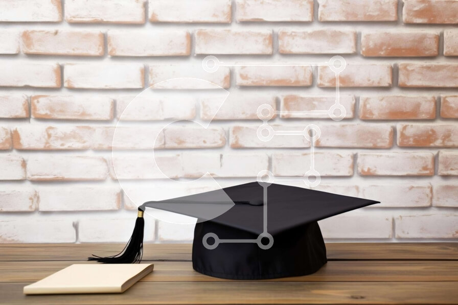 Intra Συλλεκτικό Ξύλινο Παζλ Plywood  4mm - Καπάκι αποφοίτησης στο τραπέζι Σε Ξύλινο Κουτί - Διαστάσεις Puzzle: 10x10 cm – 25 κομμάτια