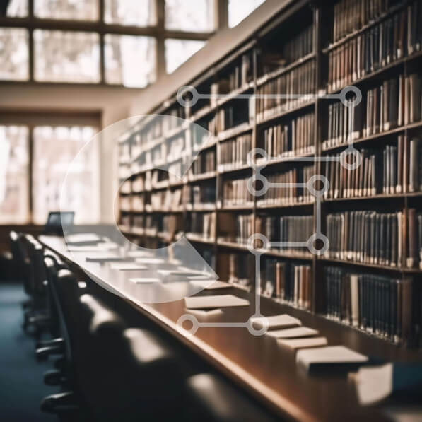 Intra Συλλεκτικό Ξύλινο Παζλ Plywood  4mm - Άδεια βιβλιοθήκη με βιβλία και φυσικό φως Σε Ξύλινο Κουτί - Διαστάσεις Puzzle: 10x10 cm – 25 κομμάτια