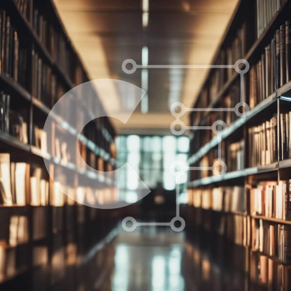 Intra Συλλεκτικό Ξύλινο Παζλ Plywood  4mm - Ευρύχωρη βιβλιοθήκη με σειρές βιβλίων Σε Ξύλινο Κουτί - Διαστάσεις Puzzle: 10x10 cm – 25 κομμάτια