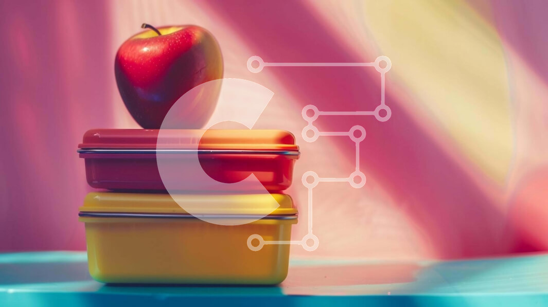 Intra Συλλεκτικό Ξύλινο Παζλ Plywood  4mm - Πολύχρωμα δοχεία με Apple Σε Ξύλινο Κουτί - Διαστάσεις: 10x10 cm – 25 κομμάτια