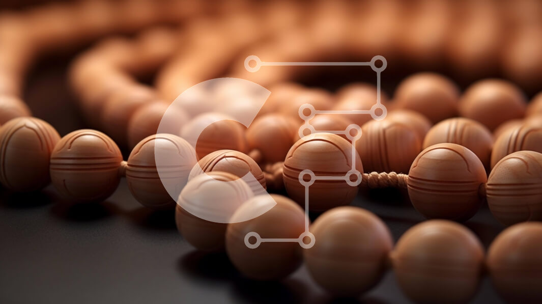 Intra Συλλεκτικό Ξύλινο Παζλ Plywood  4mm - Ομάδα καφέ χάντρες Σε Ξύλινο Κουτί - Διαστάσεις: 10x10 cm – 25 κομμάτια