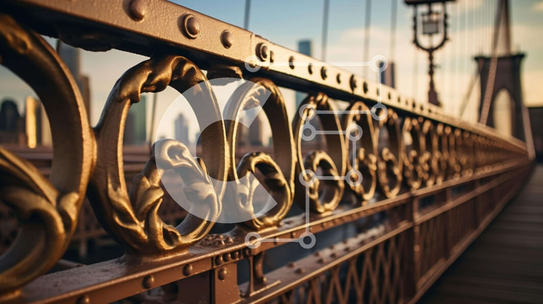 Intra Συλλεκτικό Ξύλινο Παζλ Plywood  4mm - Γέφυρα με διακοσμητικό κιγκλίδωμα και φώτα Σε Ξύλινο Κουτί - Διαστάσεις Puzzle: 10x10 cm – 25 κομμάτια