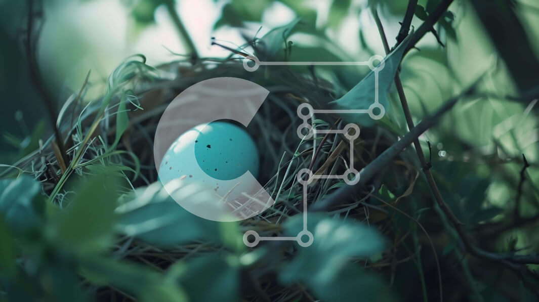 Intra Συλλεκτικό Ξύλινο Παζλ Plywood  4mm - Φρέσκο ​​μπλε αυγό στη φωλιά βελανιδιάς Σε Ξύλινο Κουτί - Διαστάσεις: 10x10 cm – 25 κομμάτια