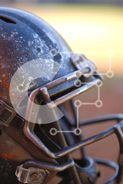 Intra Συλλεκτικό Ξύλινο Παζλ Plywood  4mm - Κοντινό πλάνο εκλεκτής ποιότητας κράνος ποδοσφαίρου Σε Ξύλινο Κουτί - Διαστάσεις Puzzle: 10x10 cm – 25 κομμάτια