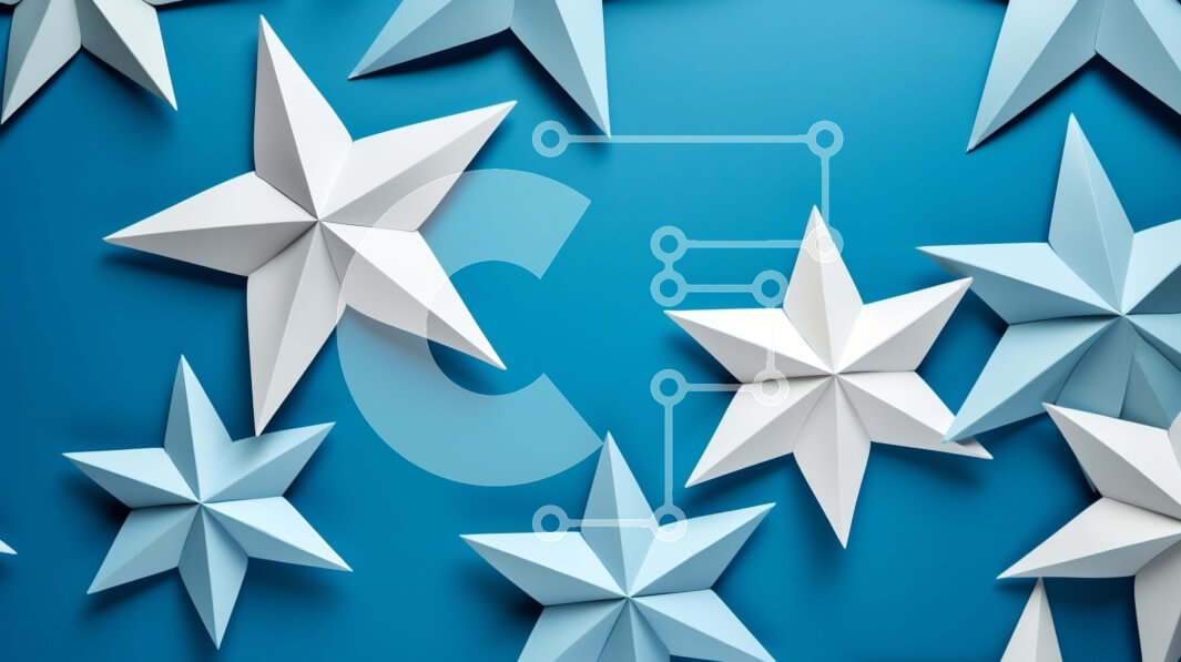 Intra Συλλεκτικό Ξύλινο Παζλ Plywood  4mm - Origami Stars Διακοσμήσεις για γιορτές Σε Ξύλινο Κουτί - Διαστάσεις Puzzle: 10x10 cm – 25 κομμάτια