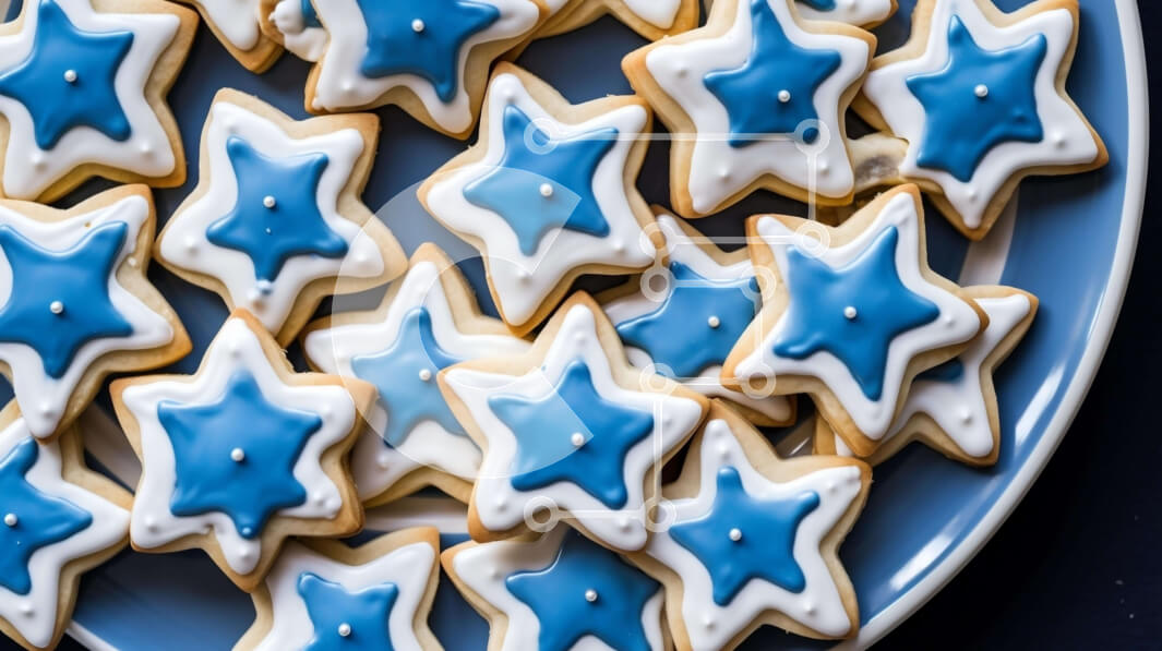 Σετ των 2 Intra Συλλεκτικό Ξύλινο Παζλ Plywood  4mm - Μπισκότα Blue Star με Μοναδικά Σχέδια Σε Ξύλινο Κουτί - Διαστάσεις: 10x10 cm – 25 κομμάτια