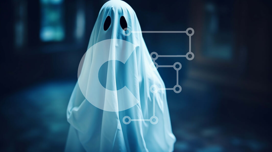 Intra Συλλεκτικό Ξύλινο Παζλ Plywood  4mm - Φάντασμα σε ένα σκοτεινό δωμάτιο - Απόκριες Φωτογραφία Αρχείου Σε Ξύλινο Κουτί - Διαστάσεις: 10x10 cm – 25 κομμάτια