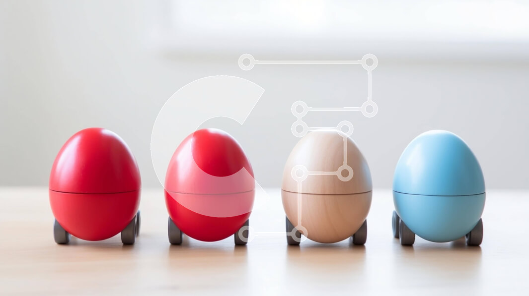 Intra Συλλεκτικό Ξύλινο Παζλ Plywood  4mm - Πολύχρωμα παιχνίδια σε σχήμα αυγού στο τραπέζι Σε Ξύλινο Κουτί - Διαστάσεις: 10x10 cm – 25 κομμάτια