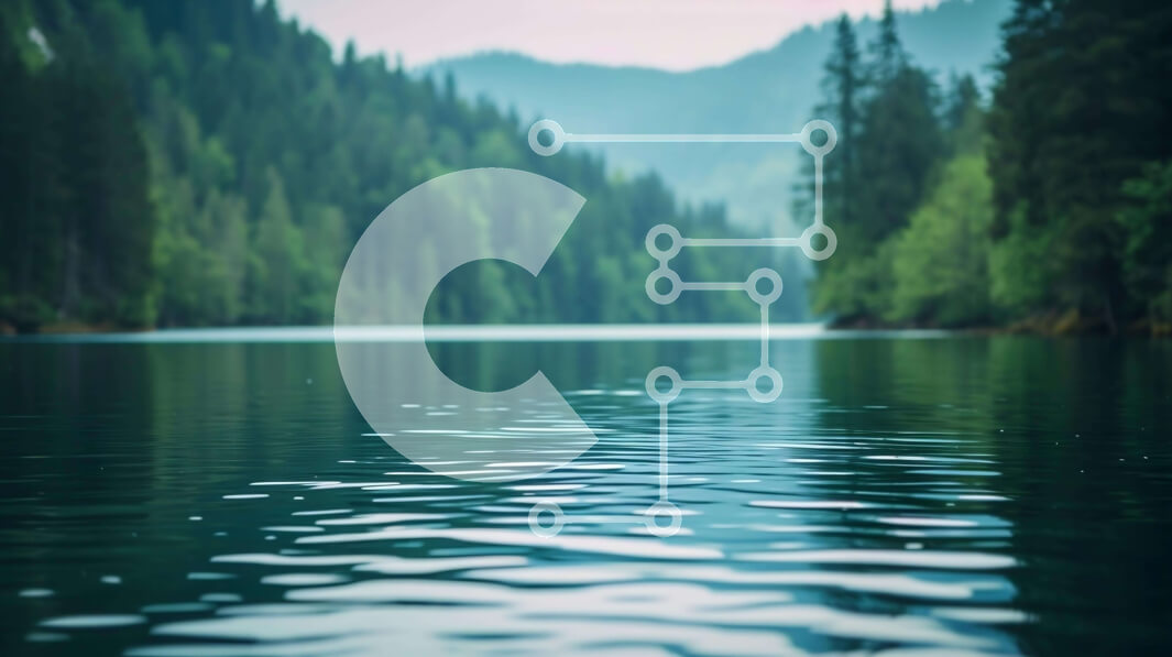 Intra Συλλεκτικό Ξύλινο Παζλ Plywood  4mm - Ήσυχη λίμνη με δέντρα και νησιά Σε Ξύλινο Κουτί - Διαστάσεις: 10x10 cm – 25 κομμάτια