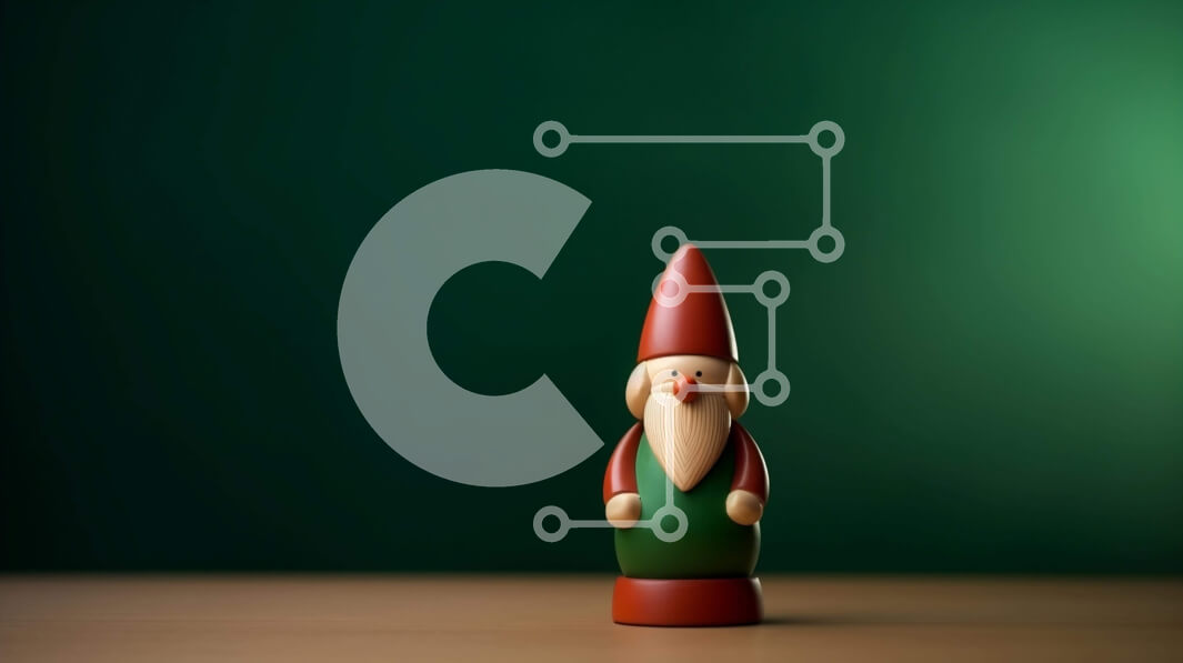 Intra Συλλεκτικό Ξύλινο Παζλ Plywood  4mm - Μικρό ξύλινο ειδώλιο Gnome σε αφηρημένο πράσινο φόντο Σε Ξύλινο Κουτί - Διαστάσεις: 10x10 cm – 25 κομμάτια