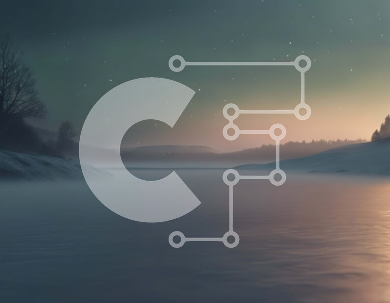 Intra Συλλεκτικό Ξύλινο Παζλ Plywood  4mm - Χιονισμένο τοπίο με έναστρο ουρανό Σε Ξύλινο Κουτί - Διαστάσεις: 10x10 cm – 25 κομμάτια