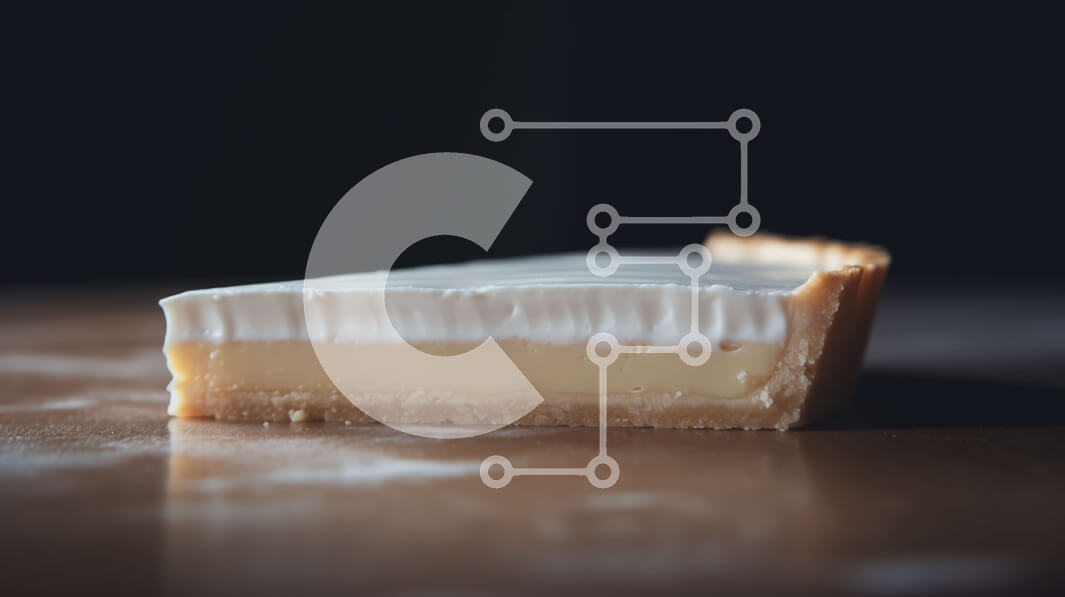 Σετ των 2 Intra Συλλεκτικό Ξύλινο Παζλ Plywood  4mm - Φέτα πίτας σε ξύλινο τραπέζι Σε Ξύλινο Κουτί - Διαστάσεις: 10x10 cm – 25 κομμάτια